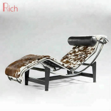 Homemade Luxury Metal Frame Recliners Beach LC4 Lounge Chair For Indoor